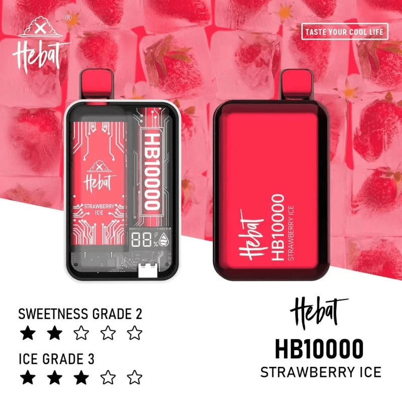 HEBAT 喜貝 拋棄式電子煙 | 10000口大容量 | 15ml 煙油 | 多種口味 | 一次性設計:圖片 4